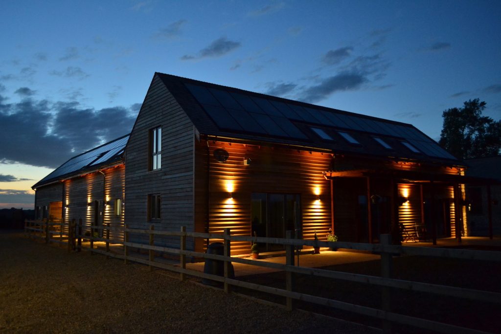 MK networking event winner: James Rayner Cedar_Barn_Passivhaus