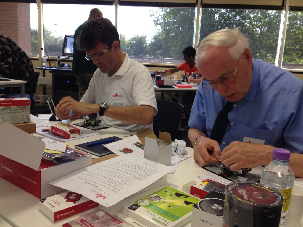 Raspberry pi workshop -building of a Raspberry Pi photo colour