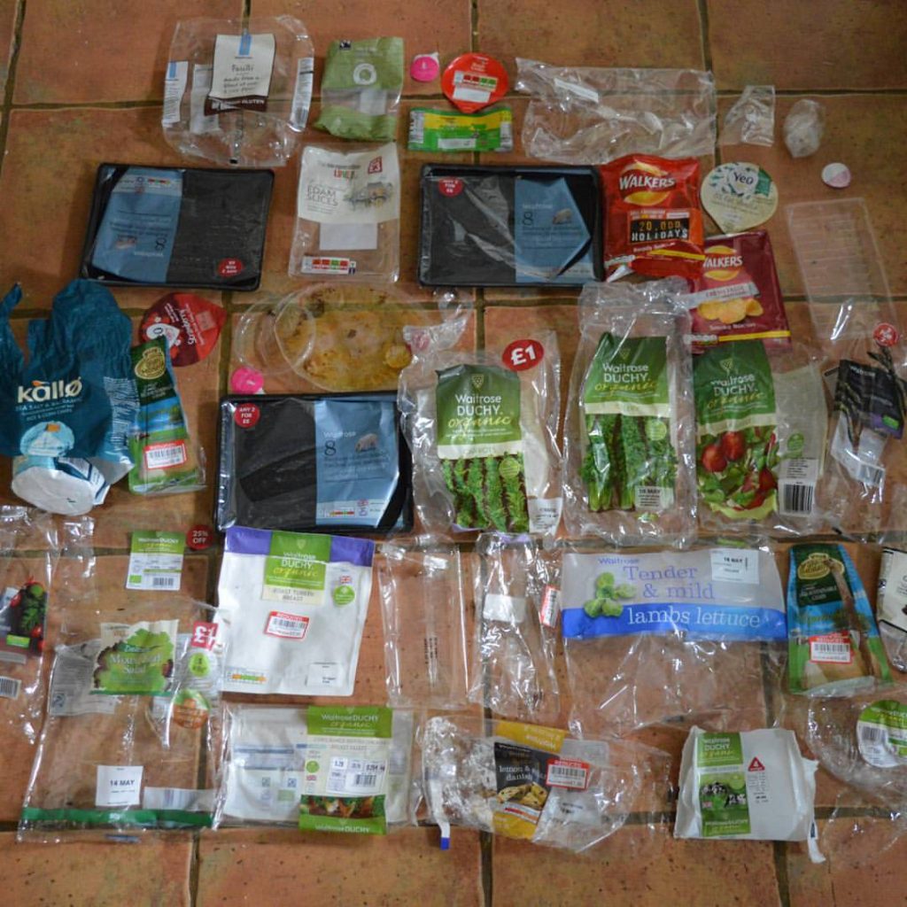 food packaging waste