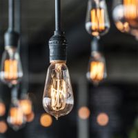 lightbulb - renewable energy photo colour