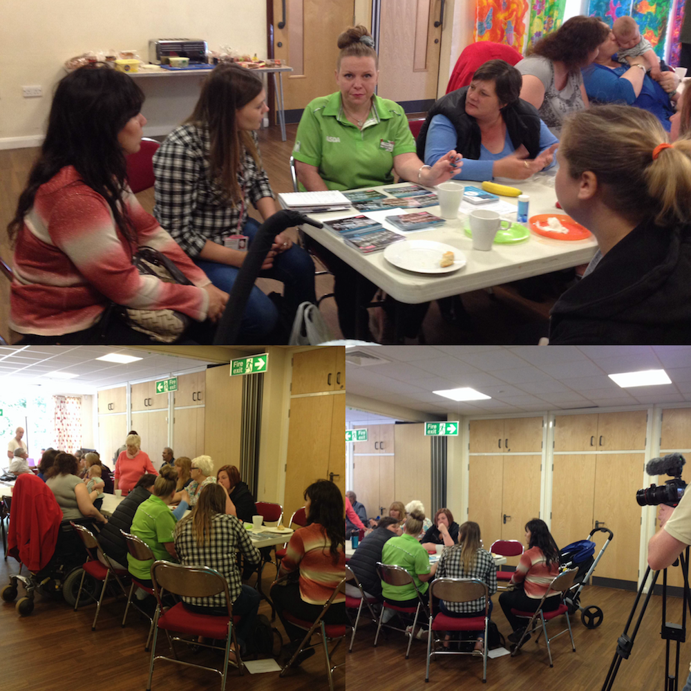 promoting our MK in community - coffee morning photograph colour