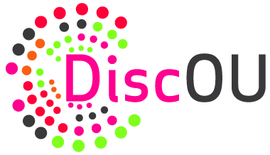 DiscOU logo colour