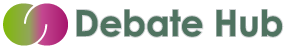 Debate Hub logo colour