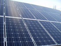 Solar panels photo colour