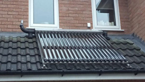 Solar thermal collector photo colour