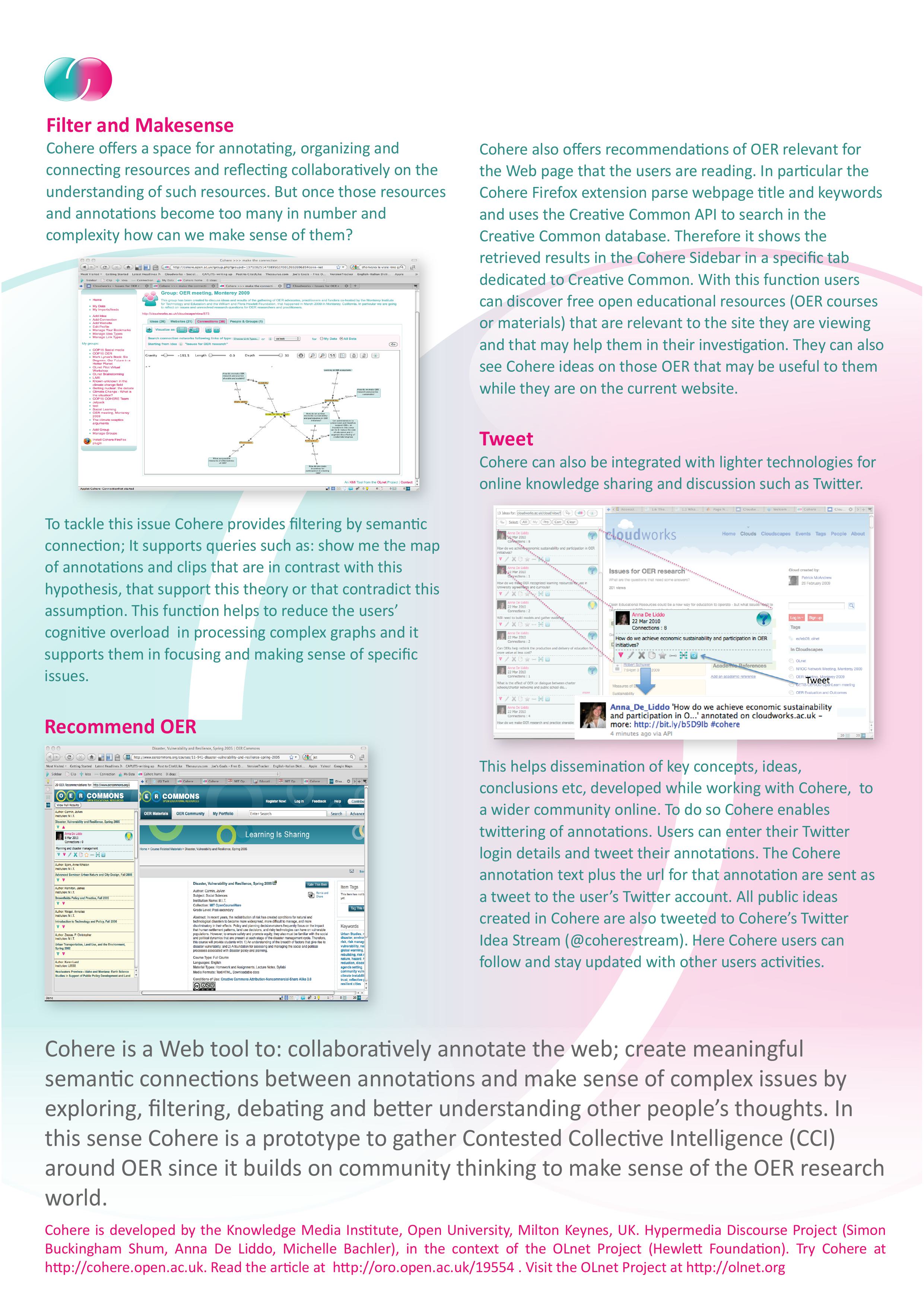 Cohere OLnet Flyer - page 2
